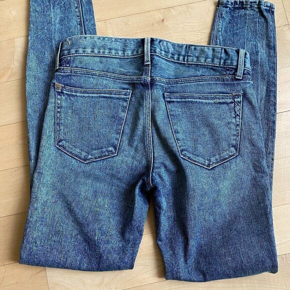 MADEWELL Sz 24 Denim Whiskered Straight Leg - Picture 4 of 7